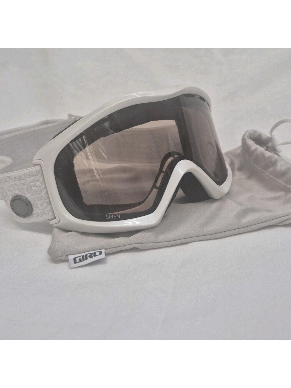 Giro Siren White Nordic Rose Silver Large Ski/Snowboard Goggles Medium